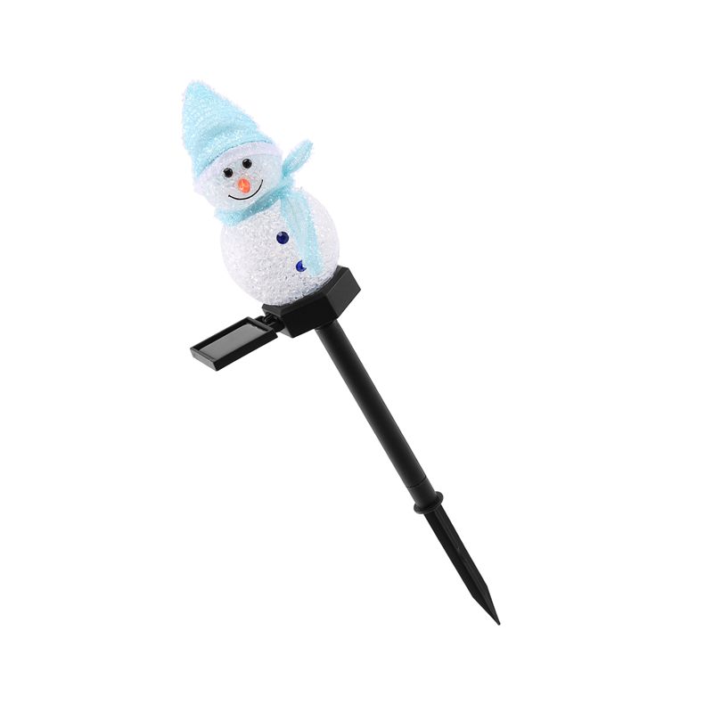 Outdoor Solar Power Xmas Lights - Солнечные светильники AT29-Snowman: Рождественские светодиодные фонари-снеговики