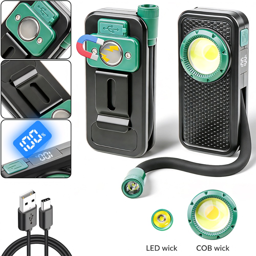 Outdoor Power Usb - Новый магнитный рабочий фонарь с зажимом