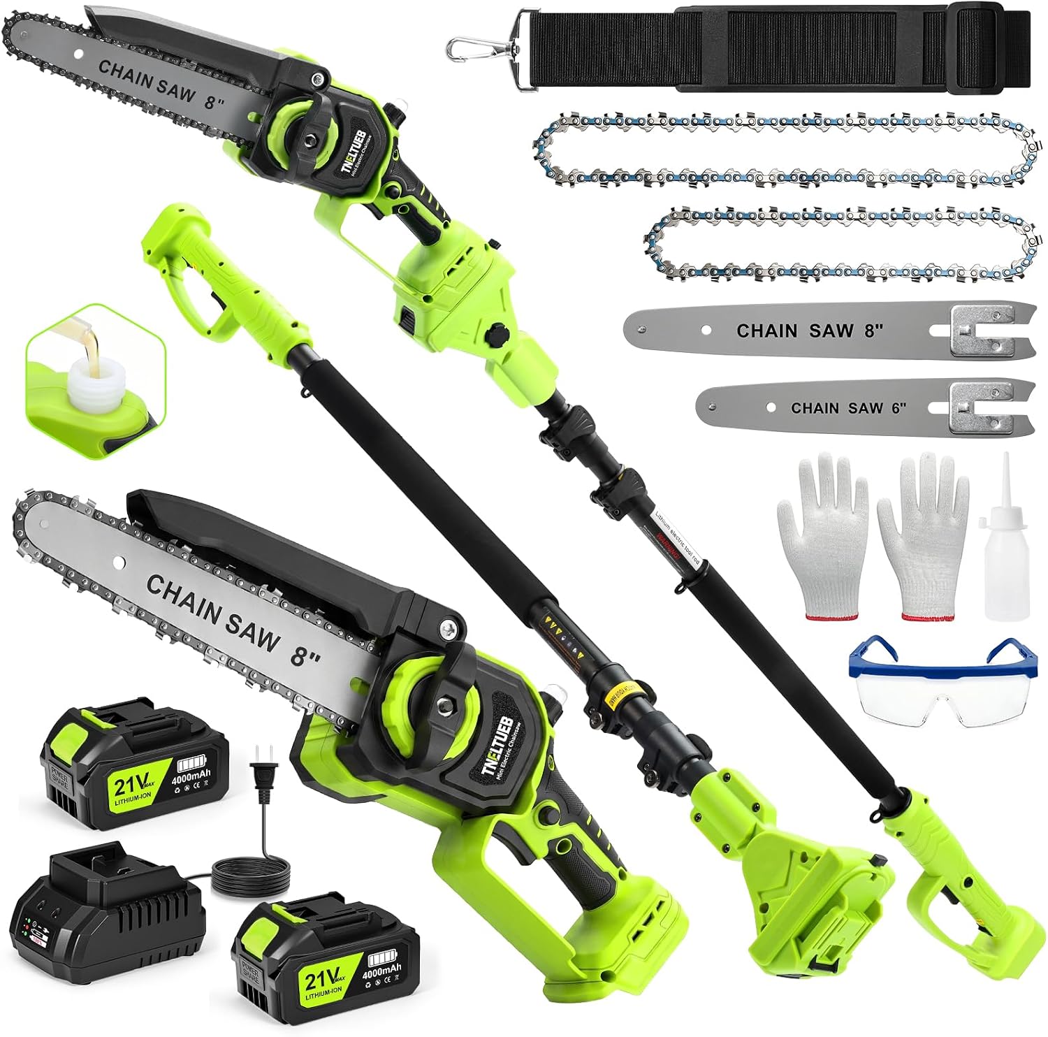 Pole Saw Cordless - Аккумуляторная мини-пила 4 в 1 с