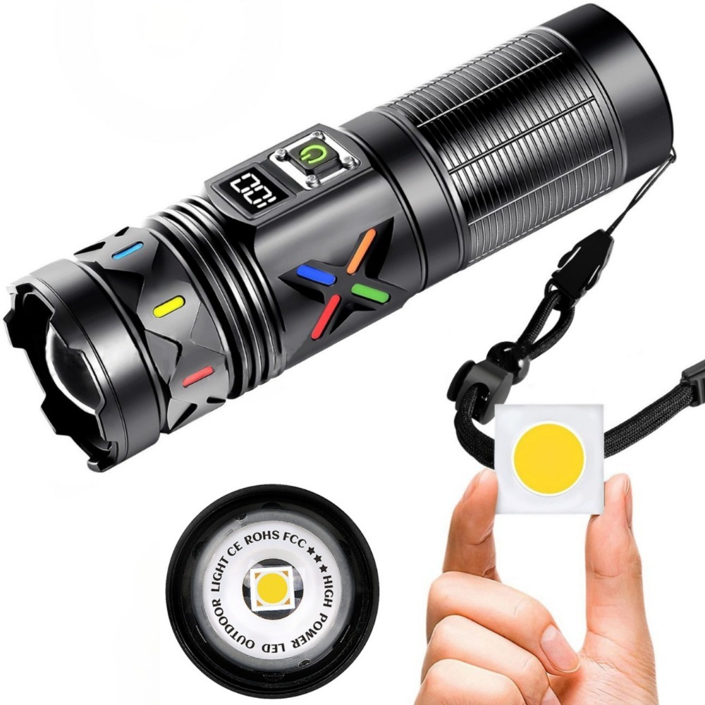 Outdoor Power Usb - Мощный светодиодный фонарь с телескопическим зумом,