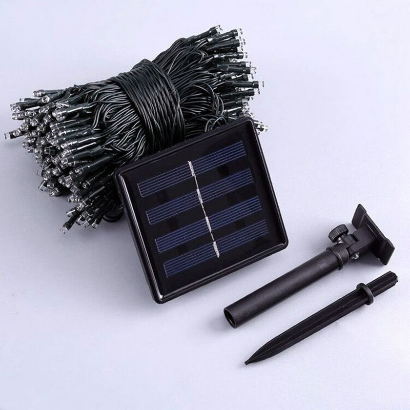 Сказочные гирлянды на солнечно – обзор и цена Outdoor Solar Power Xmas Lights