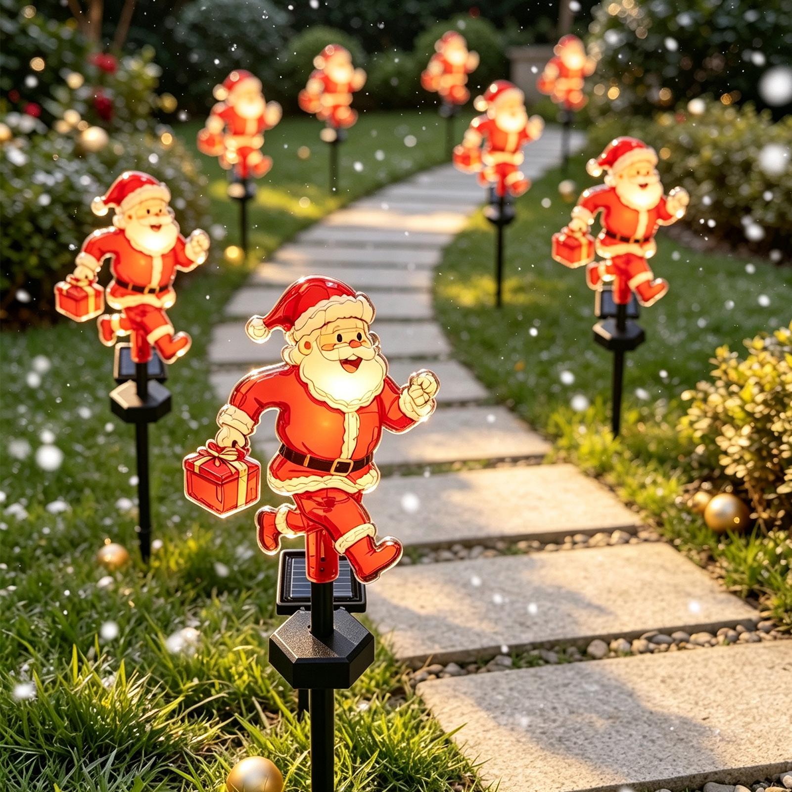 1 шт. Рождественские садовые ф – обзор и цена Outdoor Solar Power Xmas Lights