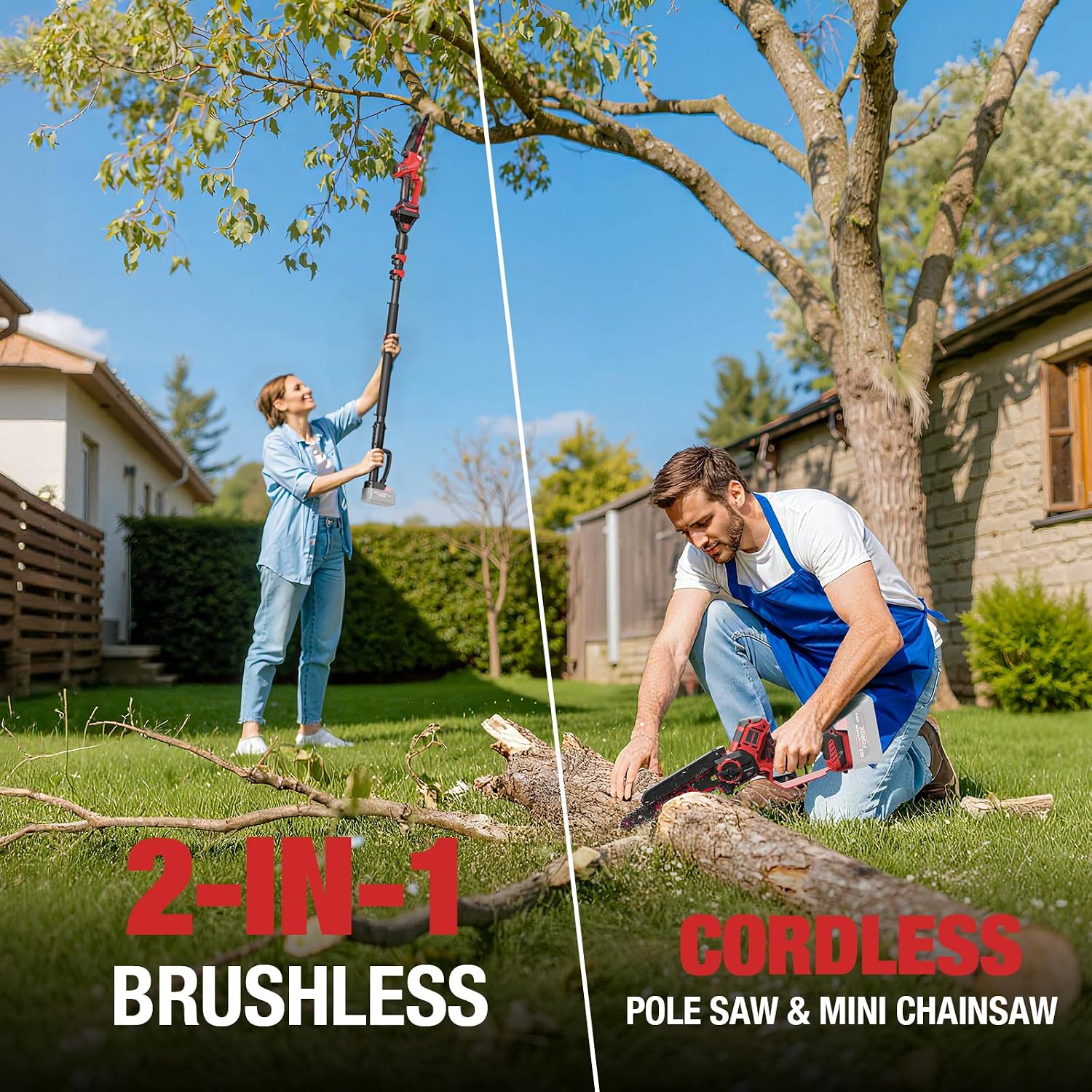 Аккумуляторная цепная пила-выс – обзор и цена Pole Saw Cordless