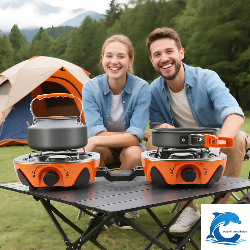 Новая двухконфорочная газовая  – обзор и цена Outdoor Power Burner