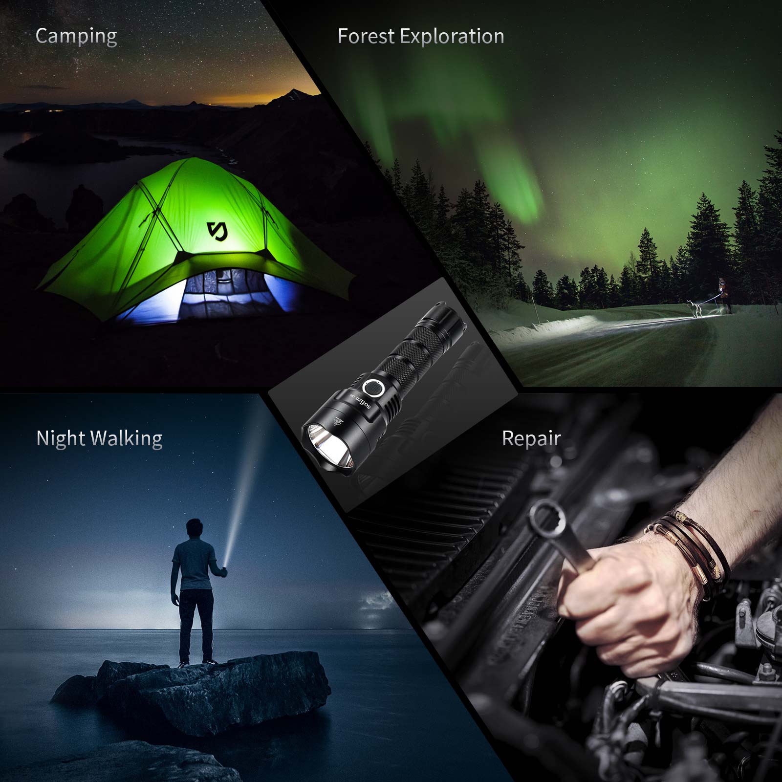 Мощный светодиодный фонарь SOF – обзор и цена Outdoor Power Group
