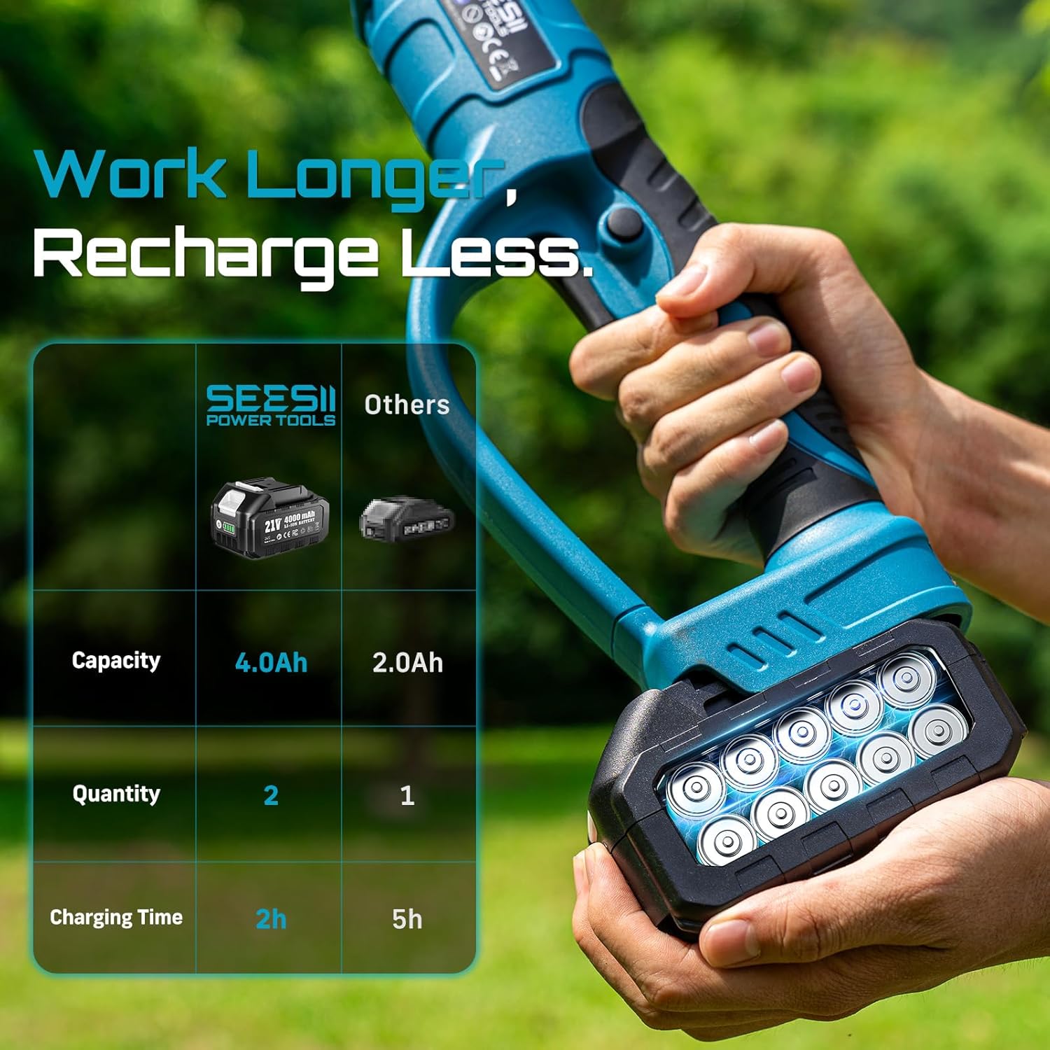 SEESII 2,5 м бесщеточные элект – обзор и цена Pole Saw Cordless