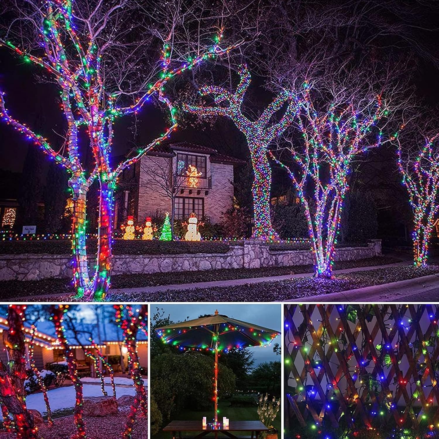 Светодиодные солнечные гирлянд – обзор и цена Outdoor Solar Power Xmas Lights
