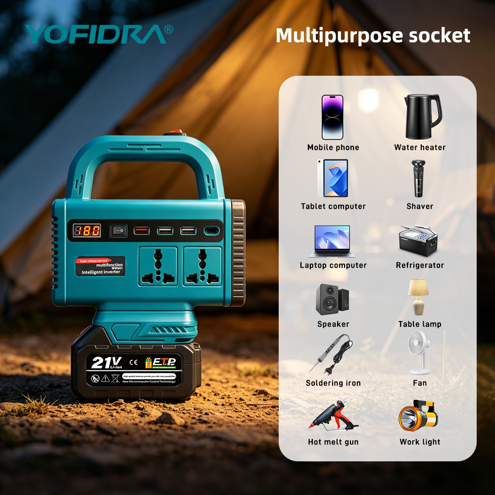 Портативный инвертор YOFIDRA 2 – обзор и цена Outdoor Powerwall
