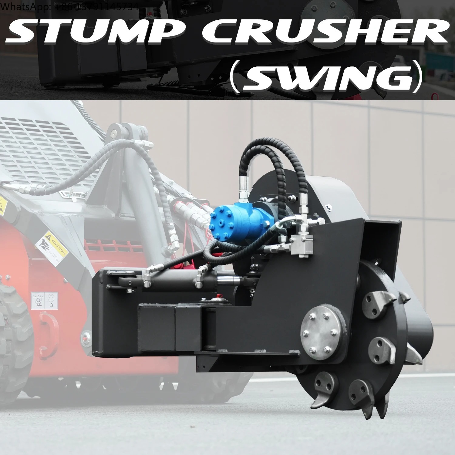 Навесное оборудование для изме – обзор и цена Stump Grinder Attachment
