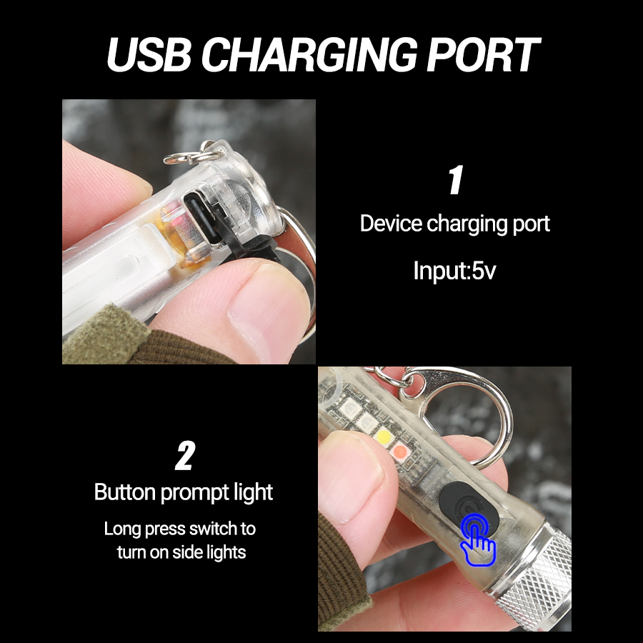 Мини-фонарик-брелок с USB-заря – обзор и цена Outdoor Power Usb