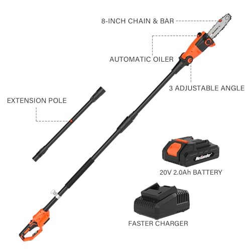 Аккумуляторная телескопическая – обзор и цена Pole Saw Cordless