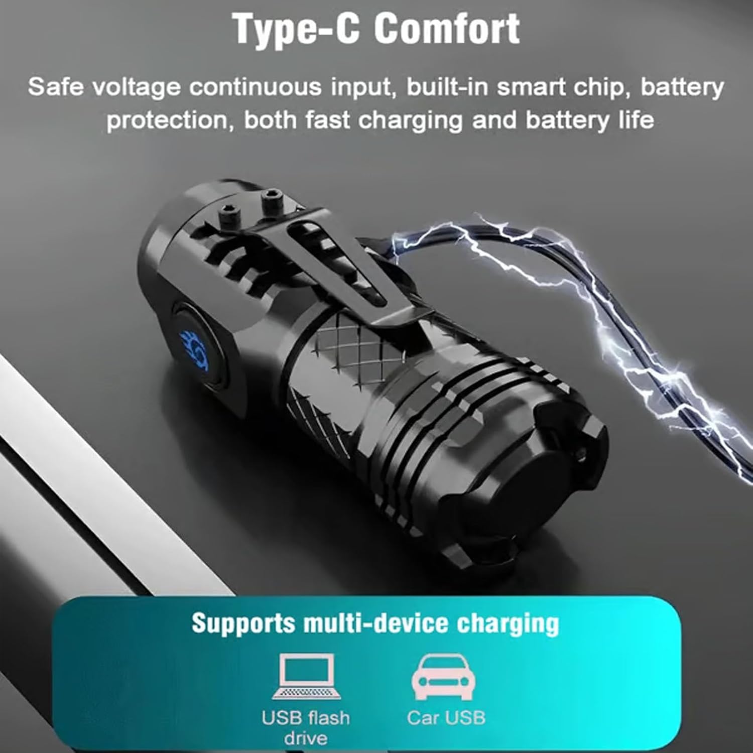 Мощный тактический фонарь с 3  – обзор и цена Outdoor Power Usb