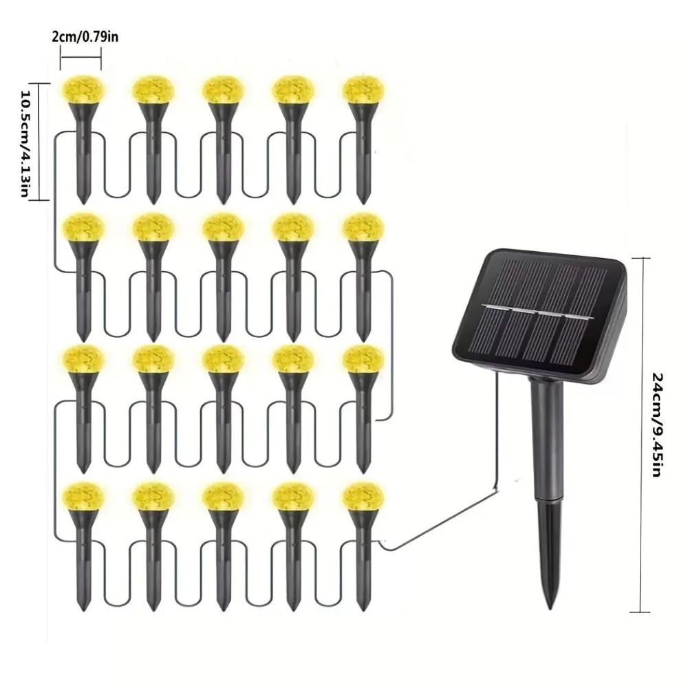 Солнечные уличные гирлянды дли – обзор и цена Outdoor Solar Power Xmas Lights