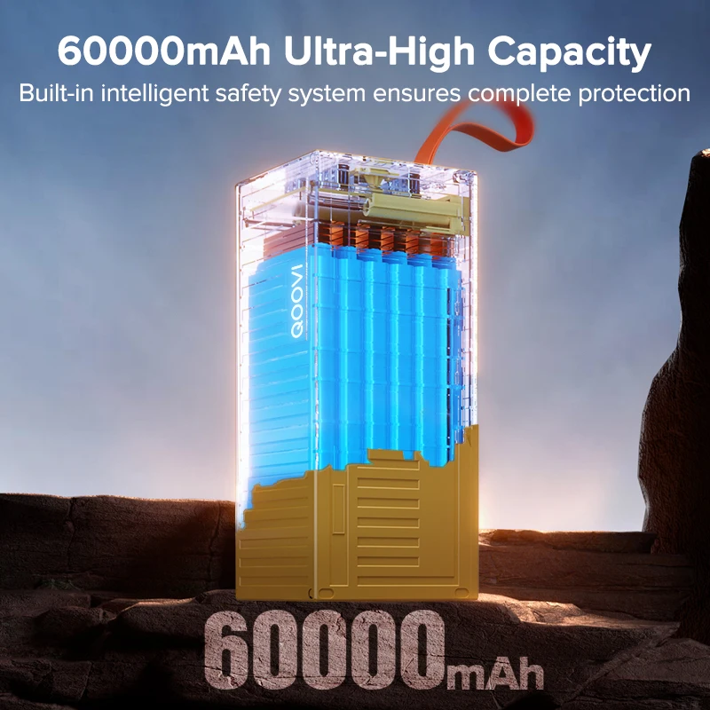 QOOVI 60000 мАч Power Bank 22, – обзор и цена Xiaomi Outdoor Power Supply