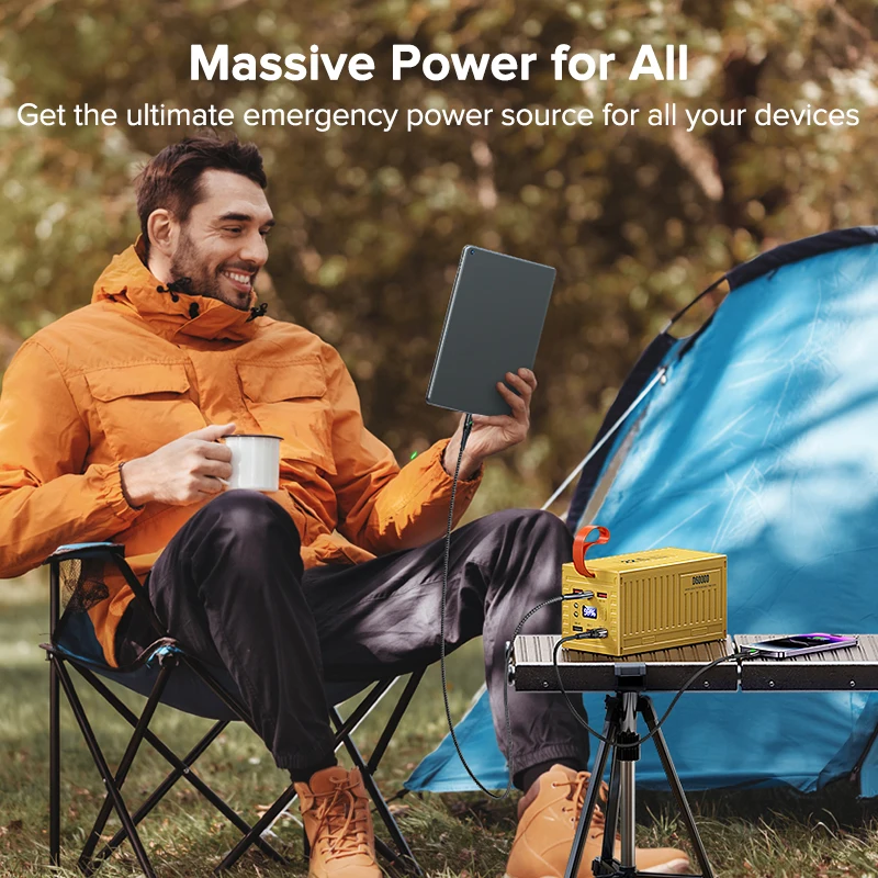 QOOVI 60000 мАч Power Bank 22, – обзор и цена Xiaomi Outdoor Power Supply